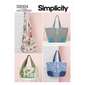 Simplicity Sewing Pattern S9304 Bags One Size