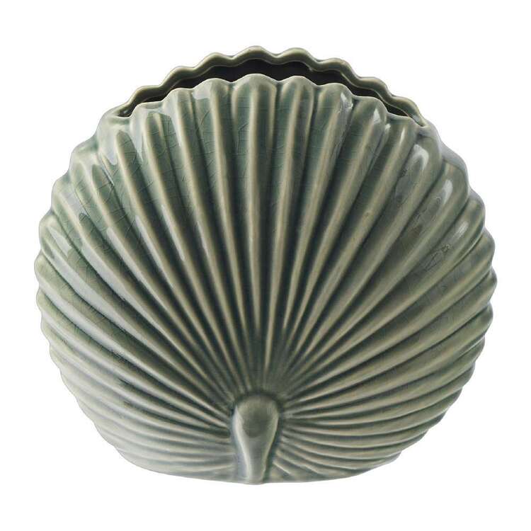 Living Space Ceramic Shell Vase