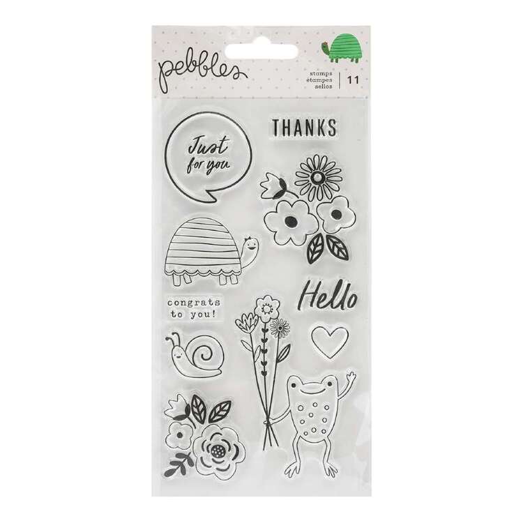 Pebbles Kids At Heart Acrylic Stamp Set