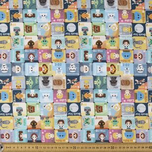 Disney Star Wars Chibbi Blocks Printed 112 cm Cotton Fabric Multicoloured 112 cm