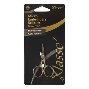 Klasse 2.5'' Micro Embroidery Scissors Silver 2.5 in