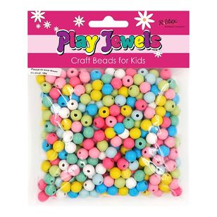 Ribtex Play Jewels Small Wood Bead Multicoloured 125 g