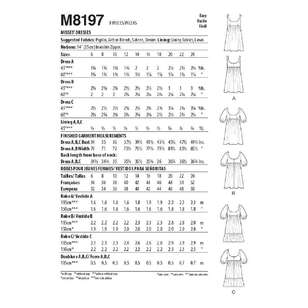 McCall's M8197 Misses' Dresses