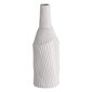 Living Space Frosted Nature Textured Vase #2 White 9 x 27 cm