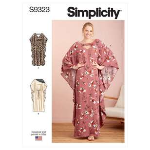 Simplicity Sewing Pattern S9323 Misses' Caftans X Small - X Large