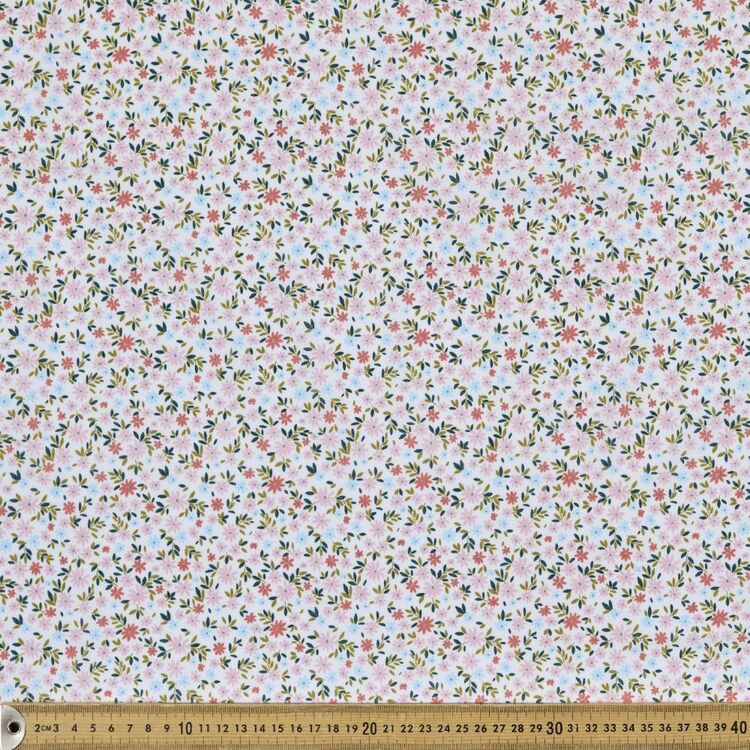 Country Garden TC Ditzy Printed 112 cm Polycotton Fabric