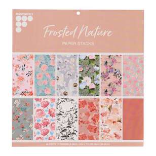 Francheville Frosted Nature Paper Pad Multicoloured 12 x 12 in