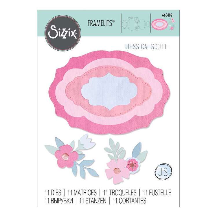 Sizzix Thinlits Layered Labels Die Set 11 Pack