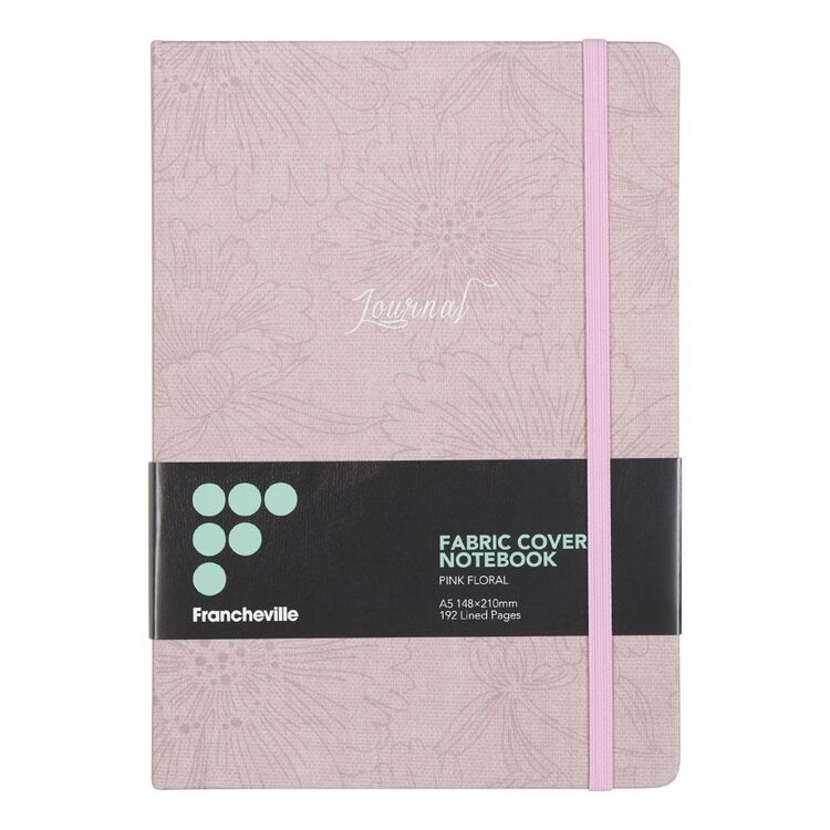 Francheville A5 Pink Floral Notebook