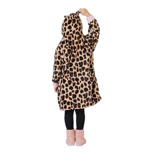 Spartys Leopard Novelty Kids Hoodie Multicoloured