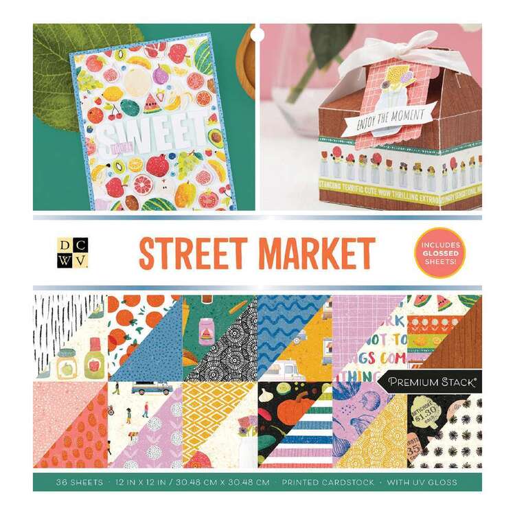 Die Cuts With A View Street Market Paper Pad