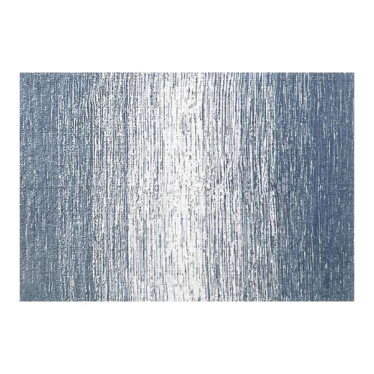 KOO Edge Jacquard Rug Blue 160 x 230 cm