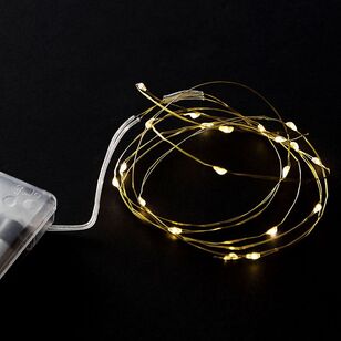 Bud LED String Of 20 Lights Gold 2.2 m