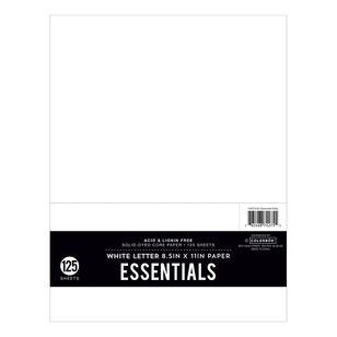 Colorbok Essentials White Paper Pad White 8.5 in