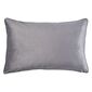 KOO Maddie Rectangular Velvet Cushion Grey 40 x 60 cm
