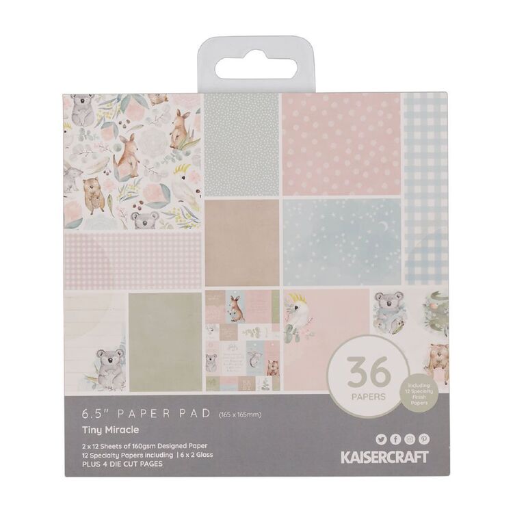 Kaisercraft Tiny Miracle 6.5 x 6.5 in Paper Pad