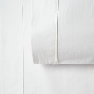 KOO 375 Thread Count Cotton Tencel Sheet Set White