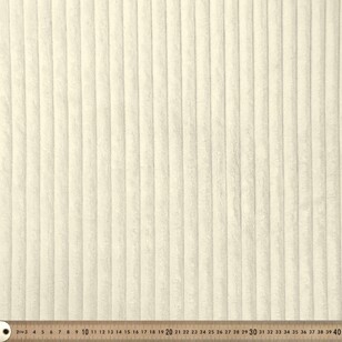 Plain 150 cm Corduroy Faux Fur Fabric White 150 cm
