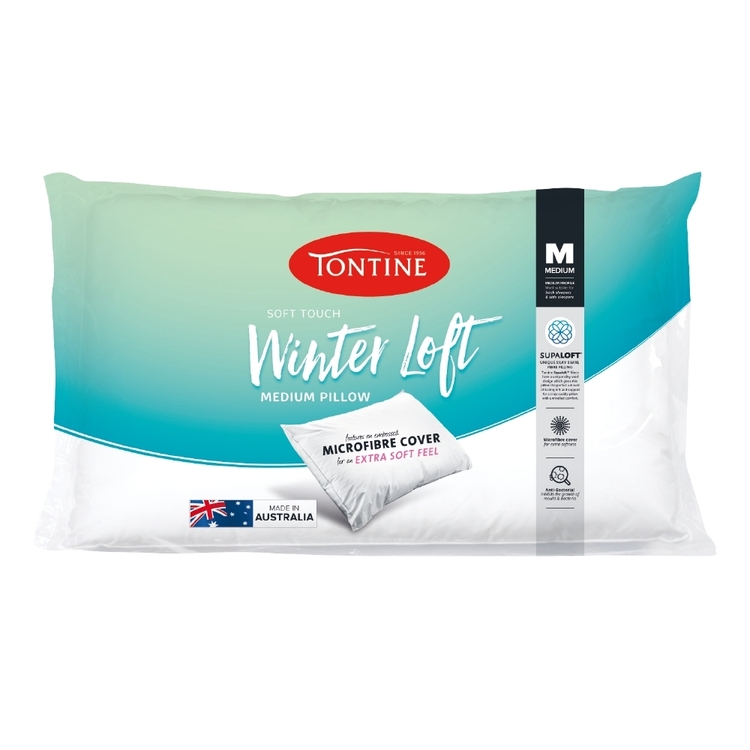 Tontine Winter Loft Medium Profile Standard Pillow