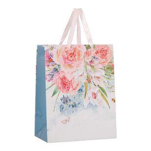 Spartys Mother's Day Large Floral Gift Bag Multicoloured Large