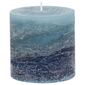 Bouclair Rural Nest 7.5 cm Ocean Breeze Pillar Candle Blue 7.5 x 7.5 cm
