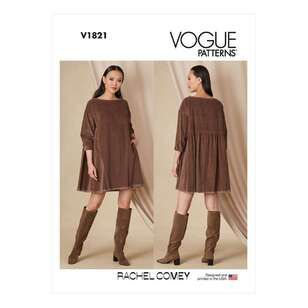 Vogue V1821 Misses' Dress X Small - XX Large