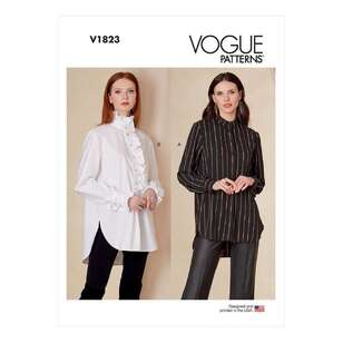Vogue V1823 Misses' and Misses' Petite Shirt