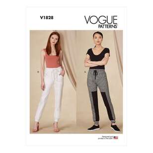 Vogue V1828 Misses' and Misses' Petite Track Pants X Small - XX Large