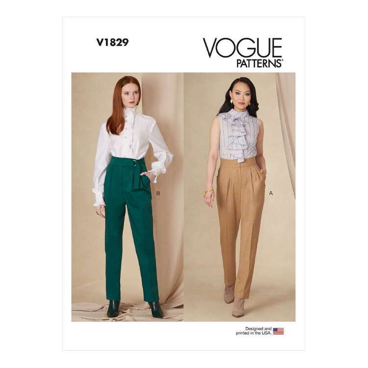 Vogue V1829 Misses' and Misses' Petite Pants