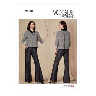 Vogue V1831 Misses' and Misses' Petite Jacket and Pants