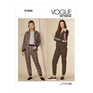 Vogue V1832 Misses' and Misses' Petite Jacket and Pants X Small - XX Large