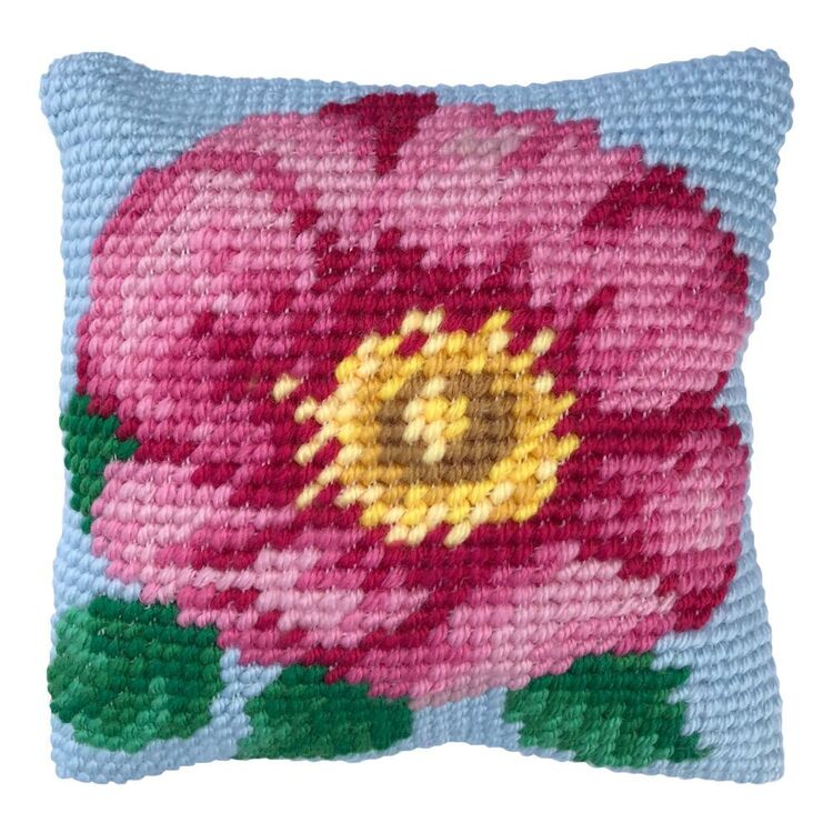 Lady Bird Designs Wild Rose Tapestry Cushion Kit
