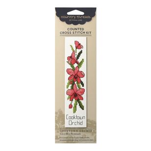 Country Threads Cooktown Orchard Bookmark Cross Stitch Kit Multicoloured