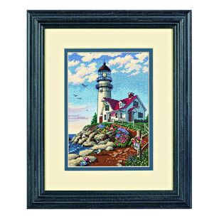 Dimensions Beacon At Rocky Point Cross Stitch Kit Multicoloured 13 x 18 cm