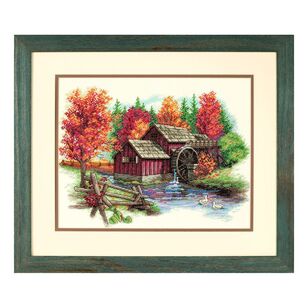 Dimensions Glory Of Autumn Cross Stitch Kit Multicoloured 36 x 28 cm