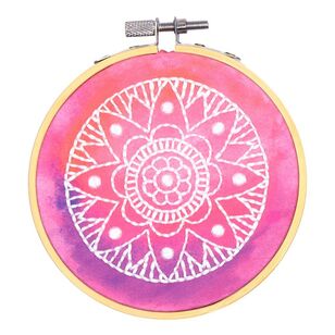 Dimensions Mandala Embroidery Kit Multicoloured 10 cm