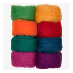 Dimensions Rainbow Wool Roving Multicoloured