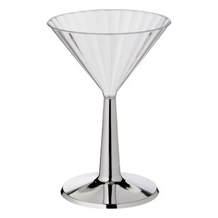 Alpen Martini Glass With Silver 12 Pack Clear 175mL
