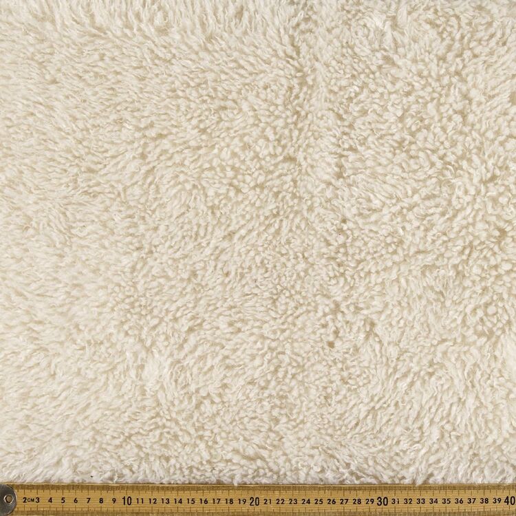 Plain 148 cm Long Haired Llama Faux Fur Fabric