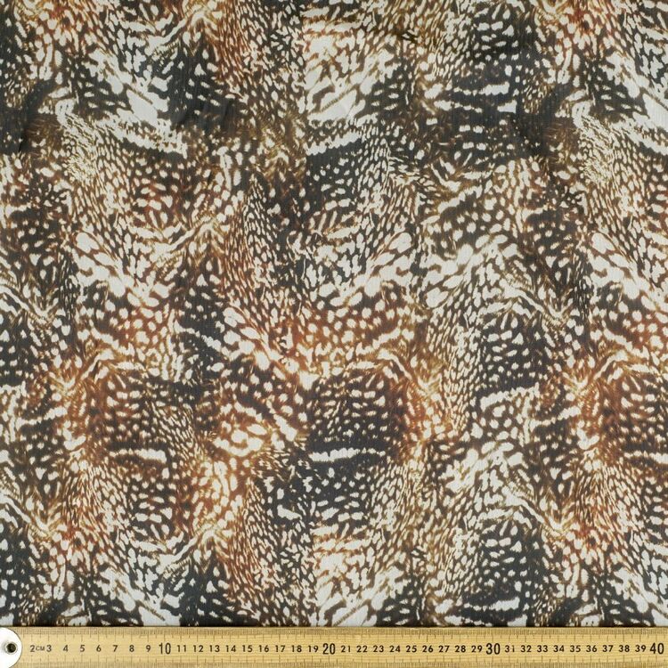 Spot Animal Printed 145 cm Organza Fabric