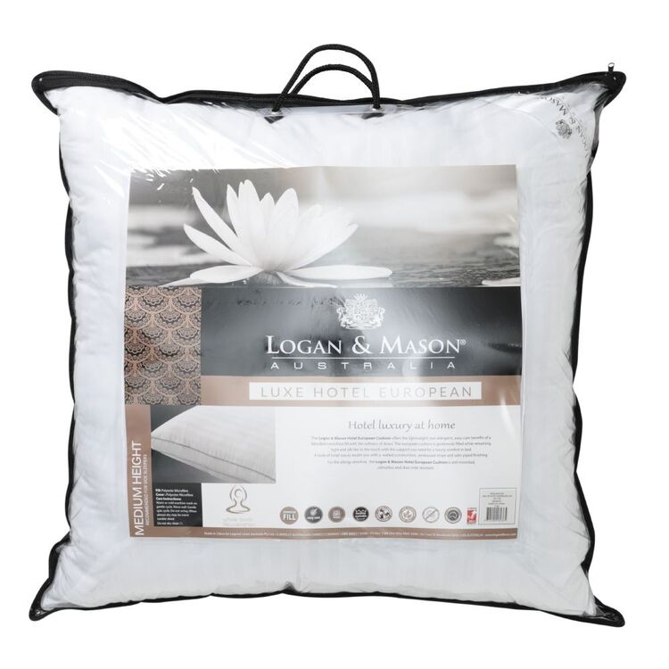 Logan & Mason Luxe Hotel European Pillow White European