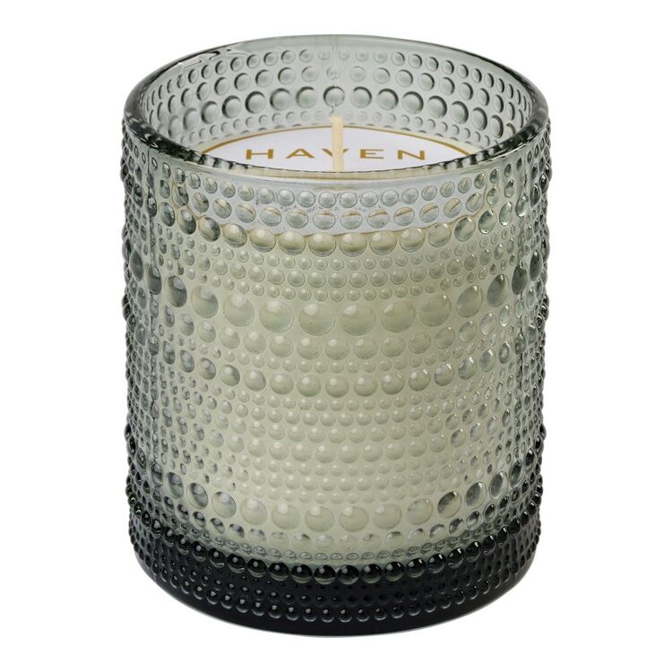 Haven Vogue Vanilla Amber & Sage Scented Bubble Jar Candle 10 cm
