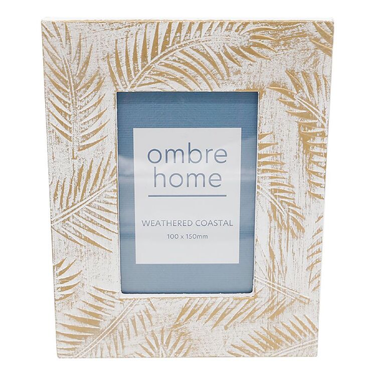 Ombre Home Weathered Coastal Palm Photo Frame