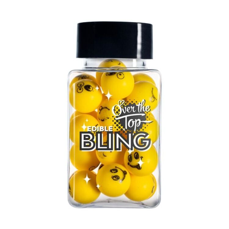 Over The Top Edible Emoji Bling Mix Yellow 70 g