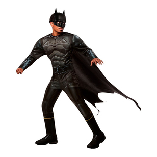Warner Bros The Batman Deluxe Adult Costume  Black Standard