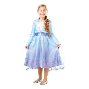 Disney Elsa Frozen 2 Classic Kids Costume Blue 3 - 5 Years