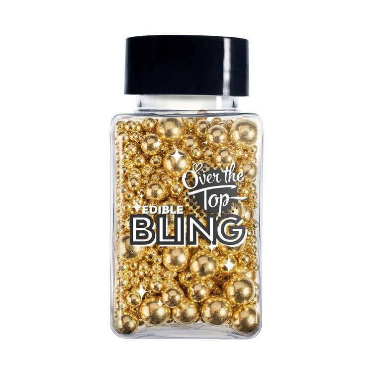 Over The Top Bling Ball Mix 75 g Gold 75 g