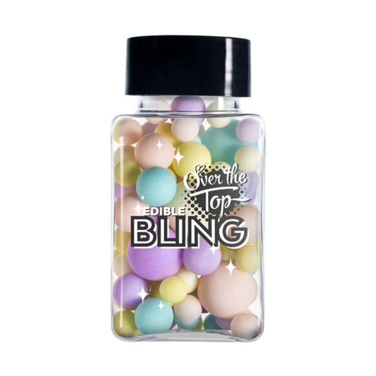 Over The Top Edible Pastel Bling Ball Mix Pastel 70 g