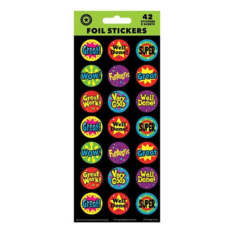 World Greetings Merit Super Stickers Multicoloured