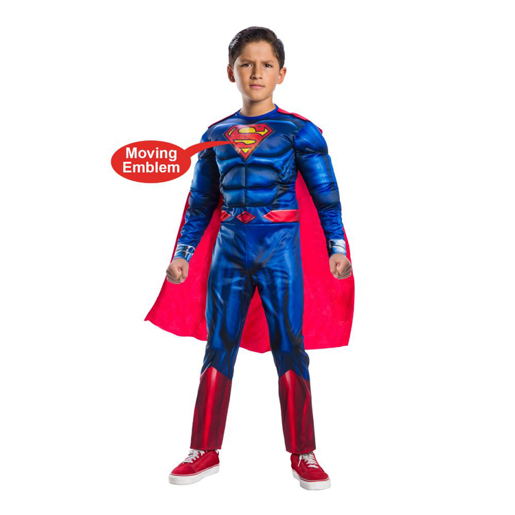 Warner Bros Superman Deluxe Lenticular Kids Costume